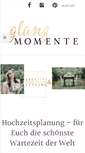 Mobile Screenshot of glanzmomente.de