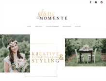 Tablet Screenshot of glanzmomente.de